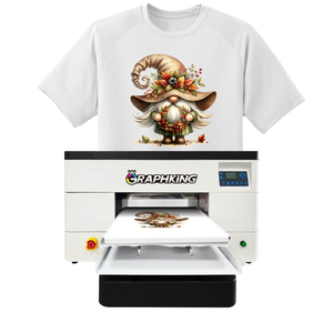 Graph king Factory <span class=keywords><strong>A3</strong></span> 30cm Größe T-Shirt Direkt druck auf Baumwoll stoffen Digital Textile DTG Drucker <span class=keywords><strong>Plotter</strong></span> Maschine - Product Image 1