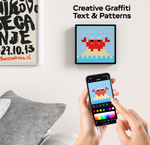 หน้าจอดอทเมตริก <span class=keywords><strong>LED</strong></span> RGB 16พิกเซลในร่ม/กลางแจ้งพร้อมการควบคุมบลูทูธสำหรับการตกแต่งโฆษณา - Product Image 2