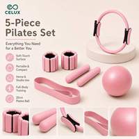 Coffret Cadeau Pilates Essentiel pour Femme 2026 : Tapis Antidérapant, Anneaux de Pilates, Kit de Pilates, Bandes de Résistance, Barre de Pilates, Ensemble d'Entraînement pour la Maison et la Salle de Sport
