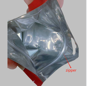 Sacs d'emballage alimentaire en plastique avec fenêtre et fermeture éclair Pochette debout d'emballage de fruits secs impression personnalisée - Product Image 5