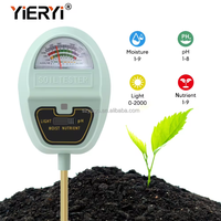 AUCUNE batterie requise 4 en 1 nutriment/lumière/ph/humidité testeur de nutriments du sol semis outil de test de sol de culture de légumes