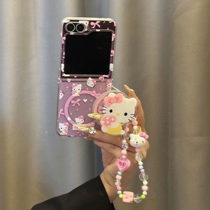 Custodia Magnetica Trasparente in PC con Cartoni Animati per Porta-Cordino, Pieghevole per <span class=keywords><strong>Z</strong></span> Flip7/<span class=keywords><strong>Z</strong></span> Flip6/5/4 - Product Image 2