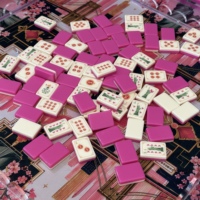En Stock, Envío Rápido, Juego de Mahjong Americano con Temática de Nueva York 2026, 160 Fichas Acrílicas Premium, Kit Completo para Fiestas