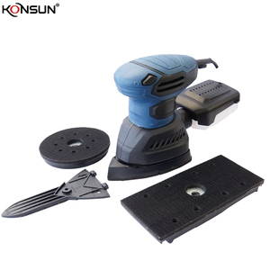 <span class=keywords><strong>Ponceuse</strong></span> orbitale excentrique électrique KONSUN 220W 3-en-1, plateau 125mm, 12000 tr/min, avec feuilles de ponçage <span class=keywords><strong>pour</strong></span> <span class=keywords><strong>bois</strong></span>/métal, sac de dépoussiérage inclus |   OEM - Product Image 1