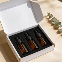 Flacon de parfum avec boîte, flacon de parfum personnalisé, emballage de luxe pour cosmétiques, conteneur de parfum, logo personnalisé, flacon de parfum