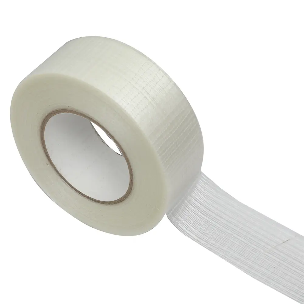 Sợi Thủy Tinh Filament Tape Sợi 2 Inch Có Độ Nhớt Cao Băng Được Sử Dụng Cho Nặng Bao Bì Thiết Bị Điện Tử Kim Loại