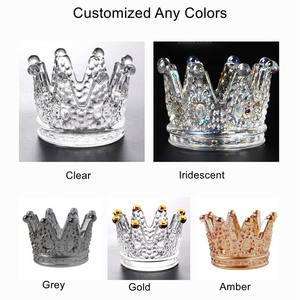 Стеклянный Хрустальный держатель для свечи - Product Image 5