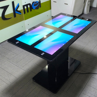 21.5 pouces 2K étanche Lcd Android WIFI affichage numérique commande jeu café restaurant interactif écran tactile intelligent Table