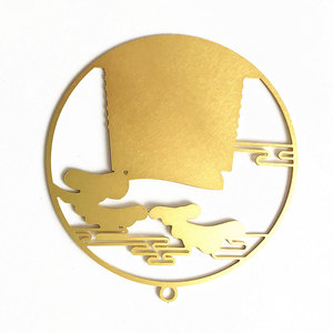 Marque-page rectangulaire en acier inoxydable brossé jaune personnalisé nouveau signet prix cadeau <span class=keywords><strong>règle</strong></span> en métal signet - Product Image 6