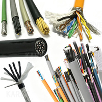 Kabel Kontrol Industri Kustom Tahan Air, Tahan Aus, Multi-strand, Tembaga Murni Fleksibel Berinsulasi TPU 8-inti untuk Robotika