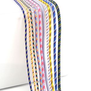 Custom 4mm 5mm Drawtstring Cord Recycled Polyester Drawcord All Eco-friendly Round Cord Dotted Cord Drawstring - Product Image 3