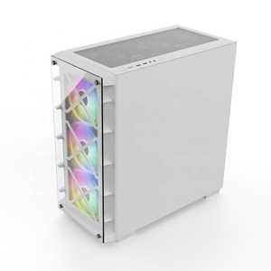 Gabinete de PC Gamer com Painel de Vidro Temperado, Filtro de Poeira Magnético, Painel Lateral de Vidro Temperado Rotacionado de 3.0mm - Product Image 1