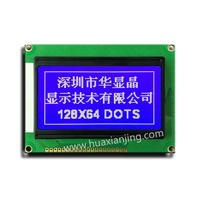 Module d'affichage LCD graphique 128x64 avec film polarisant |   Module d'écran LCD STN positif 12864 pour instruments, compteurs et points de vente