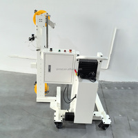 Alimentateur de fil à commande servo efficace, vitesse de 60 m/min, capacité de charge de 120 kg, chariot mobile pour bobines de câbles de grand diamètre, automatique