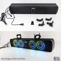 Factory 26 "ATV UTV Sound Bar RGB COLOR Carrito de golf Blue Tooth Speaker Barra de sonido de 6 altavoces con ritmos musicales