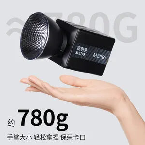 New M80Bi 80W Bi-Màu Video Phát Sóng Ánh Sáng Ấm Mát Trắng 2in1 COB TV Sân Khấu Xách Tay Studio Ánh Sáng Cho Tik