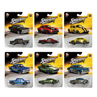 Nuevo Modelo a Escala 1:64, Auto de Metal de Aleación, Económico, con Ruedas Libres, Mini Auto de Carreras de Juguete