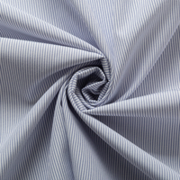 Tissu de travail classique à rayures en armure toile, léger et durable pour uniformes et chemises (plusieurs couleurs)