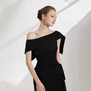 2025 all'ingrosso moda nuova Boutique di alta qualità vestiti di moda negozi di moda di vendita calda estate abito lungo nero - Product Image 5