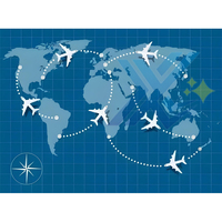 Tarifs d'expédition logistiques les moins chers Service de messagerie à porte USA/Europe Air/mer/express Cargo Chine Transitaire