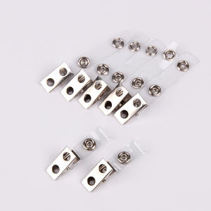 Etiquetas de Equipaje de Metal con Correa Transparente al por Mayor, 2 Orificios, 4 Orificios, Doble Orificio, Clips para Tarjetas de Identificación, Pinzas para Etiquetas de Nombre de Marca - Product Image 2