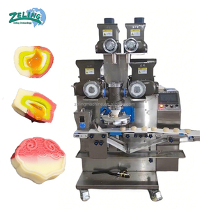 Machine automatique de formage et d'enrobage des aliments, ligne de moulage de pâtisseries, équipement de fabrication de biscuits fourrés avec contrôle numérique - Product Image 5