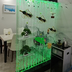 Estante Expositor Hecho a Medida Mueble Pared de Burbujas de Agua Brillante con LED Gabinete de <span class=keywords><strong>Bar</strong></span> Acrílico Estante para Vinos - Product Image 6