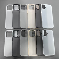 Haute Qualité Super Mince Transparent Mat PP Téléphone étui pour iphone 16 16 Pro 16 Plus 16 Pro Max Mobile Couverture Arrière