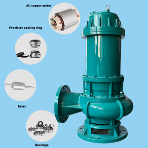 <span class=keywords><strong>Pompe</strong></span> à <span class=keywords><strong>eaux</strong></span> <span class=keywords><strong>usées</strong></span> électrique submersible efficace et fiable, anti-obstruction, avec broyeur pour drainage industriel et domestique - Product Image 2
