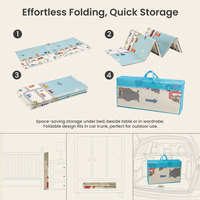 Tapis de jeu en mousse XPE pliables, portables, imperméables, de haute qualité, personnalisables en usine, faciles à nettoyer, pour chiens et bébés
