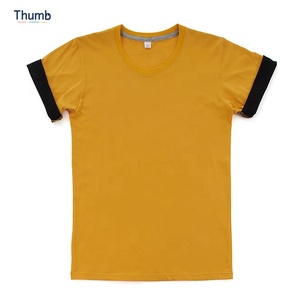 Cotton Street T Shirt Dry Fit Blank Sports Sport Tshirt <b>Men</b> Casual T-shirt 100% Cotton Smart Casual Plain Dyed Jersey O-neck - Product Image 6