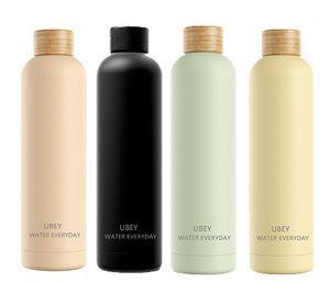 Vaso <span class=keywords><strong>de</strong></span> vacío <span class=keywords><strong>de</strong></span> acero inoxidable <span class=keywords><strong>de</strong></span> doble pared <span class=keywords><strong>de</strong></span> 500ml <span class=keywords><strong>de</strong></span> diseño moderno con tapa <span class=keywords><strong>de</strong></span> bambú y <span class=keywords><strong>botella</strong></span> <span class=keywords><strong>de</strong></span> agua deportiva con agarre <span class=keywords><strong>de</strong></span> goma - Product Image 3