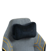 Nouvelle conception de chaise de jeu pour gamer en mousse moulée pour PC, combinée à un dossier inclinable extensible en PU, avec appui-tête magnétique à mémoire de forme, Silla Gaming