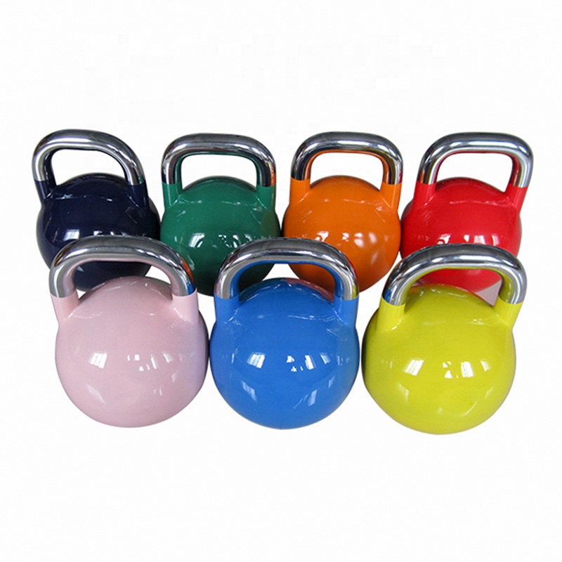 Professional grade premium coated steel competition kettlebell for weightlifting training