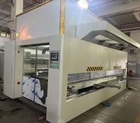 Machine de peinture CNC 5 axes robuste avec 2 pistolets de pulvérisation, équipement automatique de revêtement de panneaux en bois