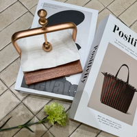 Organisateur de serviettes élégant pour table, adapté à la restauration, aux gîtes, aux cafés, porte-serviettes en bois massif