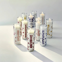 AIKUN Durable Réutilisable Écologique Fait à la Main Aromathérapie Purifier L'air Colonne Bougies Souhaits Vibrant Holiday Diwali Ramadan