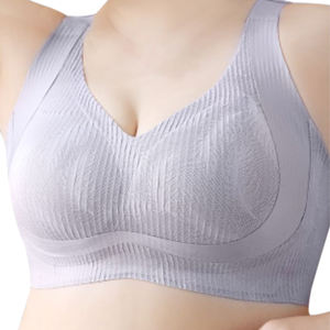 Sujetadores de Cobertura Total para Mujeres con Busto Grande, Talla 46D, Sujetador Deportivo sin Costuras con Push-Up para Mujeres con Sobrepeso - Product Image 1