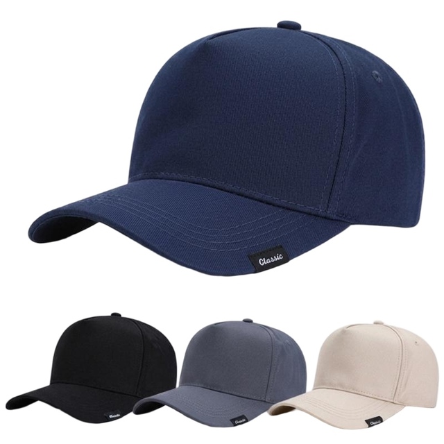 Wholesale Custom Classic Adjustable Solid Color Baseball Caps Unisex Sport Head Protection Sporty Blank Baseball Hat Custom Logo