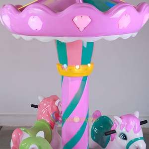 Manège Carousel 9913 pour parc d'attractions, extérieur, pour enfants, construction en fibre de verre et métal, certifié CE, capacité de 5 à 10 passagers - Product Image 5