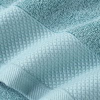 Serviette de bain en coton blanc pur pour hôtel et spa, grande et absorbante, pour salons de beauté, chambres d'hôtes, logo personnalisable