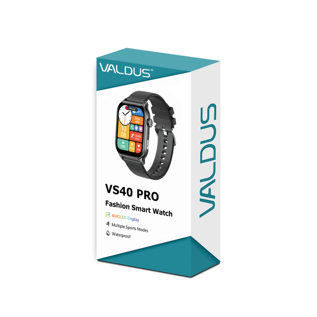 VALDUS Support Voice Assistant Waterproof Smartwatch 1.952 Inch AMOLED Screen Heart Rate Sleep Monitoring VS40 PRO Smart Watch