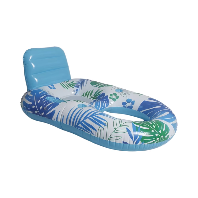 Factory  Wholesale Inflatable Pool Floats Lounger Adult Size- Pool Lounge Raft Float for Beach Lake Swimming Pool Party