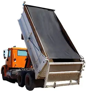 7 'X 14' Mesh Dump Truck Tarp Met Plastic Spline & Grommets