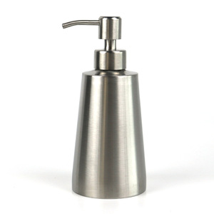Venta al por mayor <span class=keywords><strong>de</strong></span> plata <span class=keywords><strong>de</strong></span> forma cónica <span class=keywords><strong>de</strong></span> la loción <span class=keywords><strong>de</strong></span> acero inoxidable <span class=keywords><strong>de</strong></span> <span class=keywords><strong>dispensador</strong></span> <span class=keywords><strong>de</strong></span> jabón líquido - Product Image 1