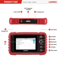 LAUNCH X431 CRP123X Coche OBD2 Herramientas de diagnóstico Obd2 Escáner Motor ABS Airbag SRS AT Lector de código Actualización gratuita Herramientas Automotrices