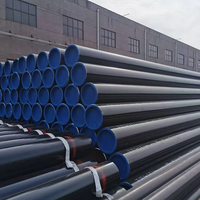 Tuyau de ligne API 5L X42 X50 en acier avec revêtement en polyéthylène à 3 couches A53 A106 Gr.b Tuyau de chaudière Transmission de pétrole et de gaz