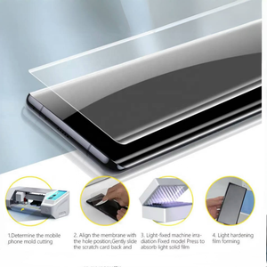 ฟิล์มไฮโดรเจลกันรอยหน้าจอสำหรับ iPhone Samsung Blackberry HONOR HTC Lenovo LG Meizu Motorola Nokia Nubia <span class=keywords><strong>One</strong></span> Plus OPPO Xiaomi - Product Image 3