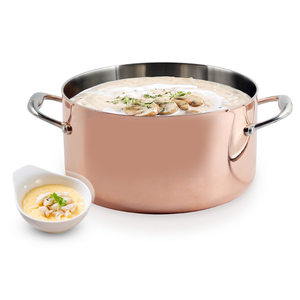 Tri Ply Stainless Steel Casserole <b>Pot</b> With Lid - Product Image 4