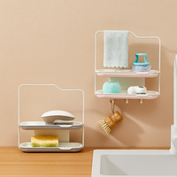 OEM & ODM Tiroir pliable à 2 niveaux Organisateur de bureau pour cuisine et salle de bain Étagère à épices Organisateur sous évier avec échantillon gratuit